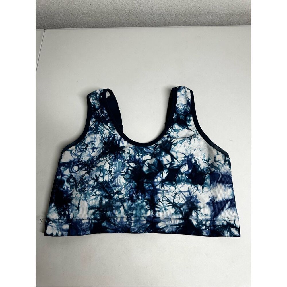 Casique Bralette Blue White Size 18/20